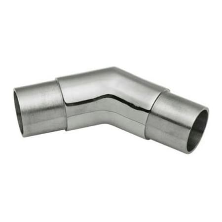 Lavi Industries Lavi Industries, Flush Angle Fitting, 135 Degree, for 2" Tubing, Polished Stainless Steel 40-730/2